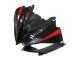 Lojas Carenagens Moto Yamaha YZF 600 R6 2008-2016 - Prata Preto Vermelho Tubarão 4