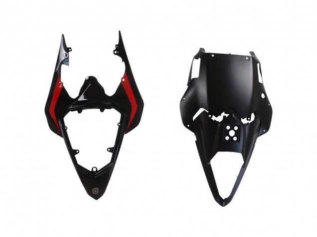 Lojas Carenagens Moto Yamaha YZF 600 R6 2008-2016 - Prata Preto Vermelho Tubarão 4