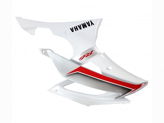 Lojas Carenagens Moto Yamaha YZF 600 R6 2008-2016 - Branco Vermelho