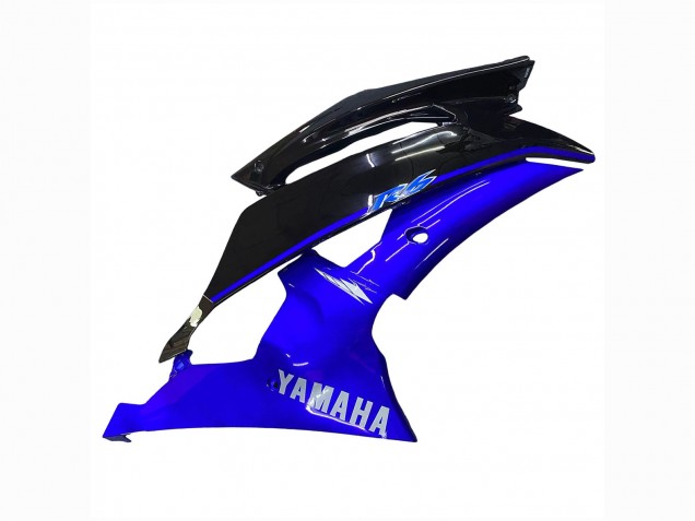 Lojas Carenagens Moto Yamaha YZF 600 R6 2008-2016 - Azul Preto Brilhante