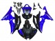 Lojas Carenagens Moto Yamaha YZF 600 R6 2008-2016 - Azul Preto Brilhante