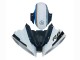 Lojas Carenagem Moto Yamaha YZF 600 R6 2008-2016 - Branco Azul Preto Brilhante