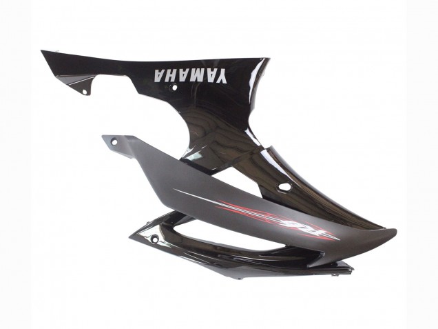 Lojas Carenagens Moto Yamaha YZF 600 R6 2008-2016 - Preto Brilhante Preto Fosco