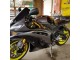Lojas Carenagens Moto Yamaha YZF 600 R6 2008-2016 - Cinzento Preto Fosco Ouro Decalques