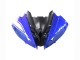 Lojas Carenagens Moto Yamaha YZF 600 R6 2008-2016 - Branco Azul Preto Brilhante