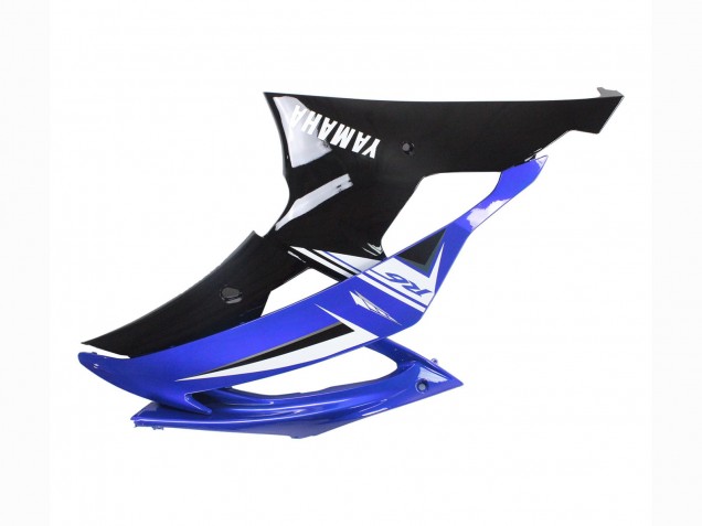 Lojas Carenagens Moto Yamaha YZF 600 R6 2008-2016 - Branco Azul Preto Brilhante