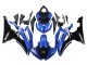 Lojas Carenagens Moto Yamaha YZF 600 R6 2008-2016 - Branco Azul Preto Brilhante