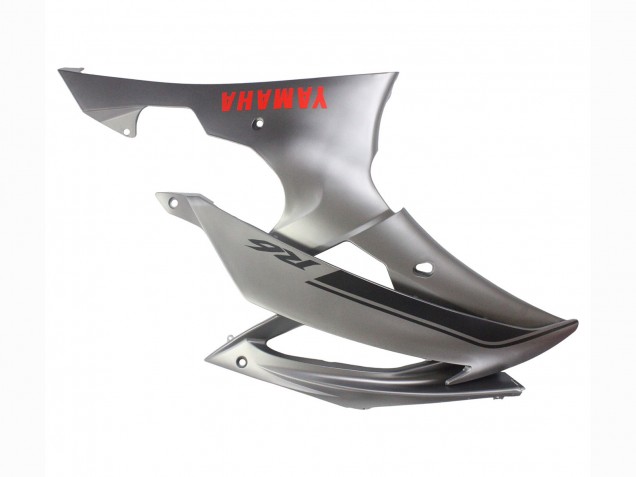 Lojas Carenagens Moto Yamaha YZF 600 R6 2008-2016 - Cinzento Fosco Vermelho Decalques