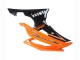 Lojas Carenagens Moto Yamaha YZF 600 R6 2008-2016 - Laranja Preto