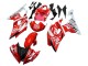 Lojas Carenagens Moto Yamaha YZF 600 R6 2008-2016 - Branco Vermelho Preto Fiat Acer