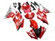 Lojas Carenagens Moto Yamaha YZF 600 R6 2008-2016 - Branco Vermelho Preto Fiat Acer