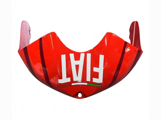 Lojas Carenagens Moto Yamaha YZF 600 R6 2008-2016 - Branco Vermelho Preto Fiat Acer