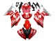 Lojas Carenagens Moto Yamaha YZF 600 R6 2008-2016 - Branco Vermelho Preto Fiat Acer