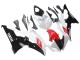 Lojas Carenagens Moto Yamaha YZF 600 R6 2008-2016 - Branco Vermelho Preto Brilhante