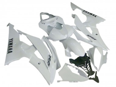 Lojas Carenagens Moto Yamaha YZF 600 R6 2008-2016 - Branco Brilhante