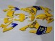 Lojas Carenagens Moto Yamaha YZF 600 R6 2008-2016 - Amarelo Azul Camelo Motul Michelin