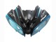 Lojas Carenagens Moto Yamaha YZF 600 R6 2008-2016 - Azul Claro Preto Fosco Petronas ENEOS