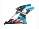 Lojas Carenagens Moto Yamaha YZF 600 R6 2008-2016 - Azul Claro Preto Fosco Petronas ENEOS