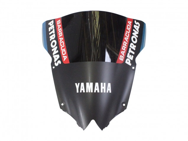 Lojas Carenagens Moto Yamaha YZF 600 R6 2008-2016 - Azul Claro Preto Fosco Petronas ENEOS