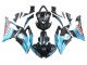 Lojas Carenagens Moto Yamaha YZF 600 R6 2008-2016 - Azul Claro Preto Fosco Petronas ENEOS