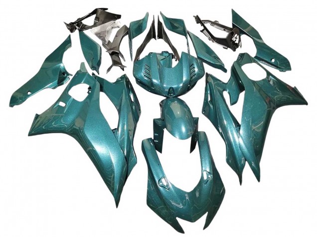 Lojas Carenagens Moto Yamaha YZF 600 R6 2008-2016 - Azul-água Pérola