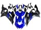 Lojas Carenagens Moto Yamaha YZF 600 R6 2017-2023 - Azul Preto Fosco