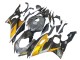 Lojas Carenagens Moto Yamaha YZF 600 R6 2017-2023 - Ouro Preto Fibra de Carbono