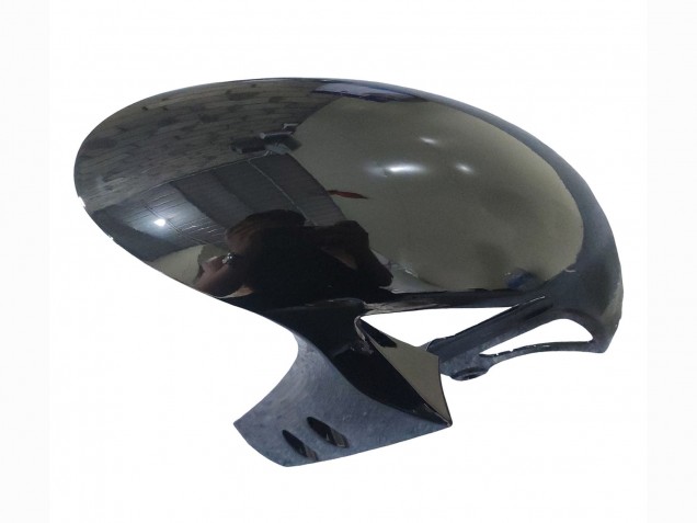 Lojas Carenagens Moto Yamaha YZF 600 R6 2017-2023 - Ouro Preto Fibra de Carbono
