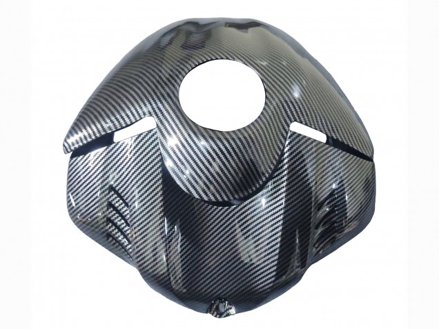 Lojas Carenagens Moto Yamaha YZF 600 R6 2017-2023 - Ouro Preto Fibra de Carbono