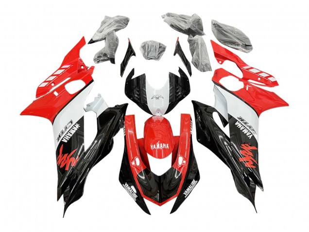 Lojas Carenagens Moto Yamaha YZF 600 R6 2017-2023 - Branco Vermelho Preto GYTR Yamalube