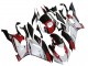 Lojas Carenagens Moto Yamaha YZF 600 R6 2017-2023 - Branco Vermelho Preto Semakin Didepan