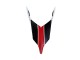 Lojas Carenagens Moto Yamaha YZF 600 R6 2017-2023 - Branco Vermelho Preto Semakin Didepan