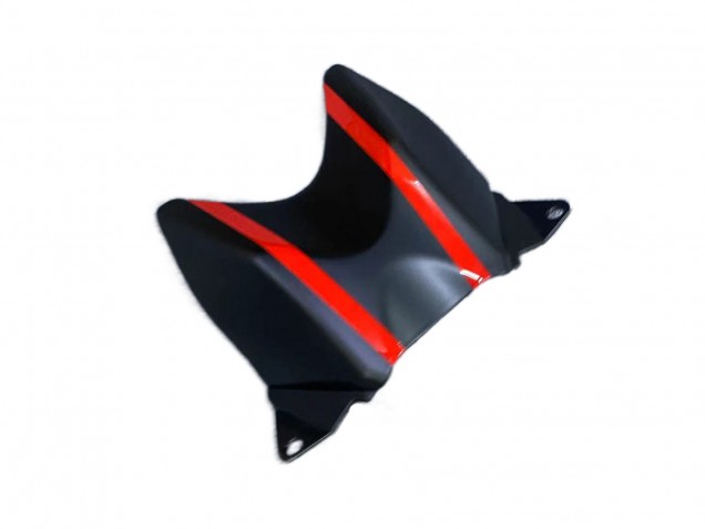 Lojas Carenagens Moto Honda CBR250RR 2011-2015 - Preto Fosco Vermelho Listra