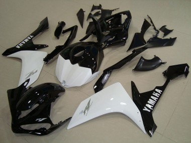 Lojas Carenagens Moto Yamaha YZF R1 2007-2008 - Branco Preto