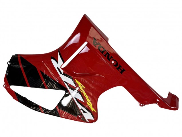 Lojas Carenagens Moto Honda VTR1000 2000-2006 - Vermelho Preto Listra Corrida