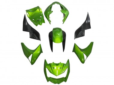 Lojas Carenagem Moto Kawasaki Z1000 2003-2006 - Verde Preto Brilhante
