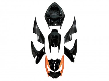 Lojas Carenagens Moto Kawasaki Z1000 2003-2006 - Preto Brilhante Laranja