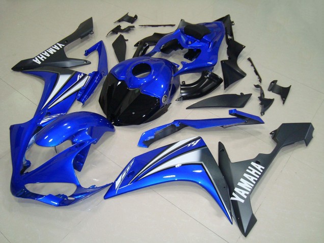 Lojas Carenagens Moto Yamaha YZF R1 2007-2008 - Azul Branco Preto