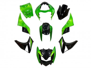 Lojas Carenagens Moto Kawasaki Z1000 2003-2006 - Verde Preto Brilhante