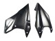 Lojas Carenagens Moto Kawasaki Z1000 2010-2013 - Preto Fibra de Carbono
