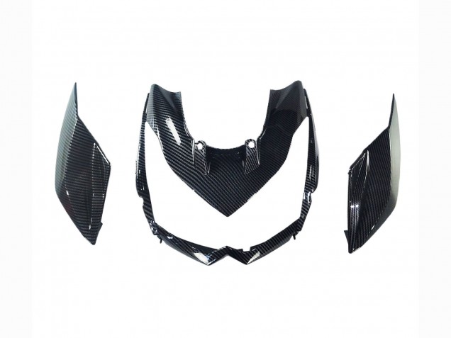 Lojas Carenagens Moto Kawasaki Z1000 2010-2013 - Preto Fibra de Carbono
