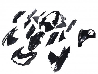 Lojas Carenagens Moto Kawasaki Z1000 2010-2013 - Preto Brilhante