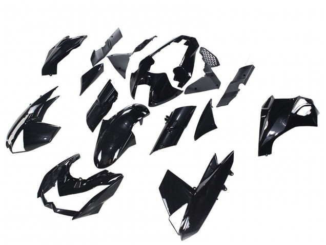 Lojas Carenagens Moto Kawasaki Z1000 2010-2013 - Preto Brilhante