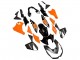 Lojas Carenagens Moto Kawasaki Z1000 2010-2013 - Laranja Preto Brilhante