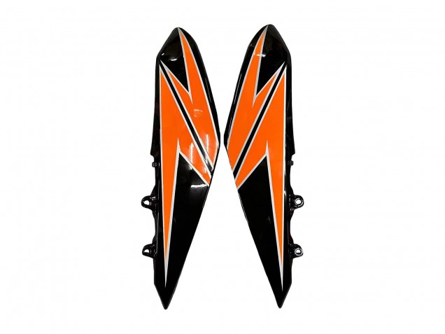 Lojas Carenagens Moto Kawasaki Z1000 2010-2013 - Laranja Preto Brilhante