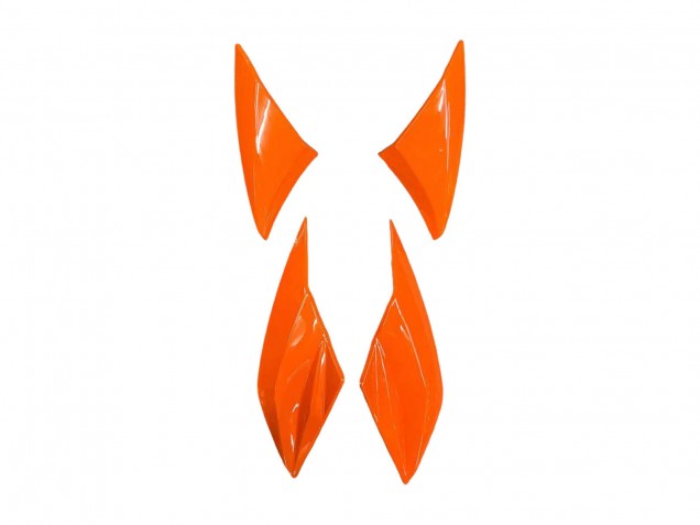 Lojas Carenagens Moto Kawasaki Z1000 2010-2013 - Laranja Preto Brilhante
