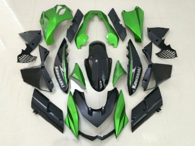 Lojas Carenagens Moto Kawasaki Z1000 2010-2013 - Verde Preto Brilhante