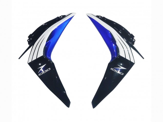Lojas Carenagens Moto Kawasaki Z1000 2014-2019 - Branco Azul Preto