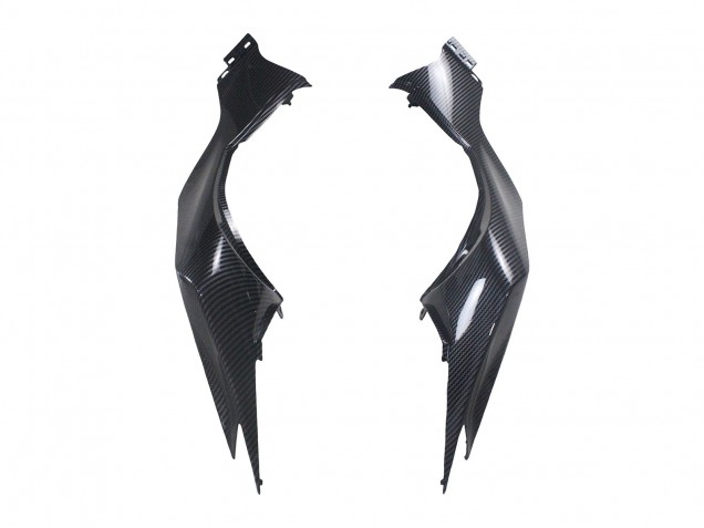 Lojas Carenagens Moto Kawasaki Z1000 2014-2019 - Preto Fibra de Carbono
