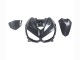 Lojas Carenagens Moto Kawasaki Z1000 2014-2019 - Preto Fibra de Carbono